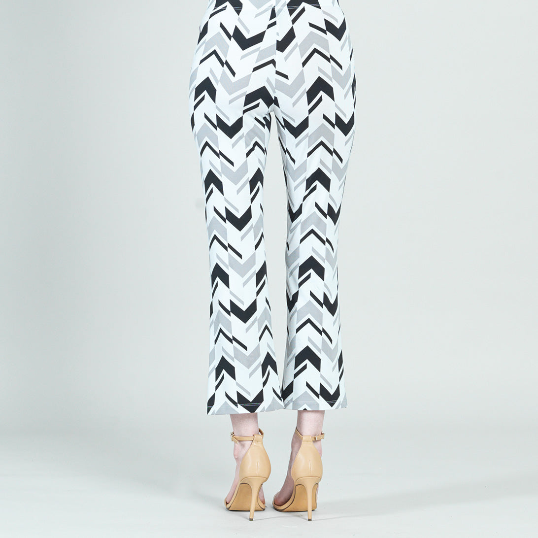 Center Seam Front Slit Ankle Pant - Chevron Stripe - Final Sale! – Clara  Sunwoo