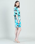 Tulip Cuff Back Tie Dress - Floral Petal - Final Sale!