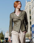 Liquid Leather™ Signature Jacket - Olive