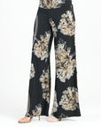 Textured Palazzo Pant - Mum Blossom