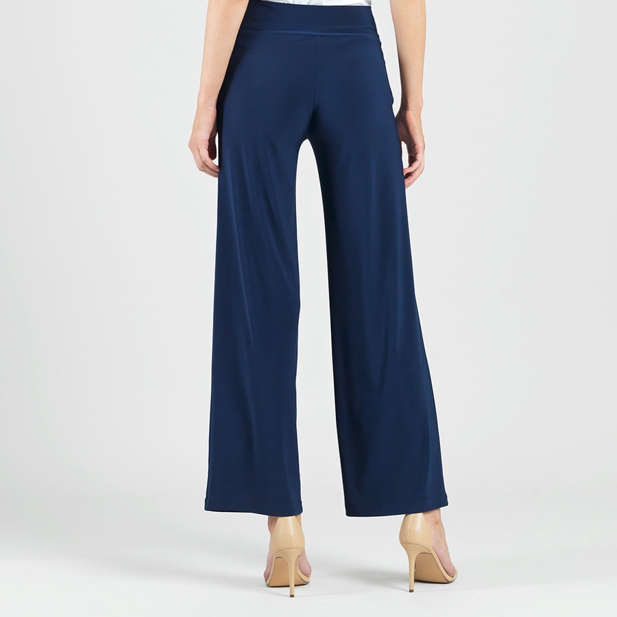 Wide Leg Pocket Pant - Navy