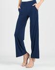 Wide Leg Pocket Pant - Navy