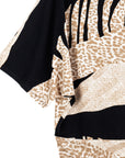 Dolman Half Sleeve Top - Safari Patch