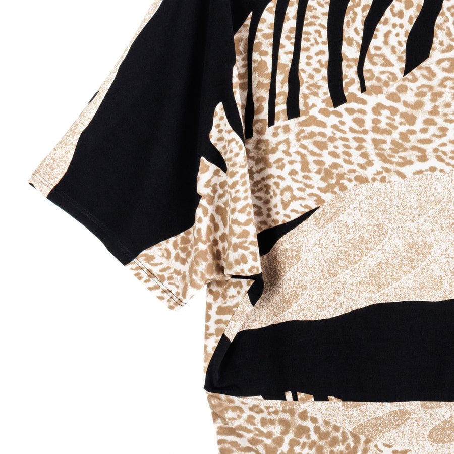 Dolman Half Sleeve Top - Safari Patch