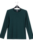 Signature Crew Neck Top - Hunter Green