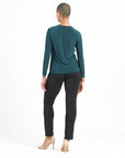 Signature Crew Neck Top - Hunter Green