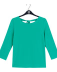 Reversible Back Tie Top - Emerald