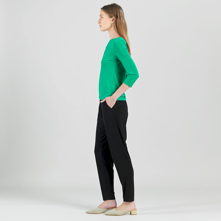 Reversible Back Tie Top - Emerald