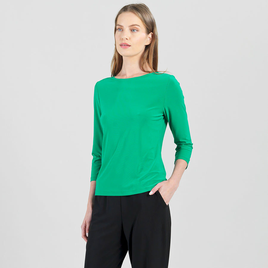 Reversible Back Tie Top - Emerald