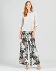 Gauze Knit - Palazzo Pant - Petal Whisper