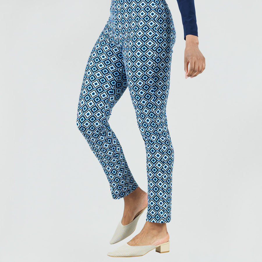 Straight Leg Pant - Tile Print - Final Sale!