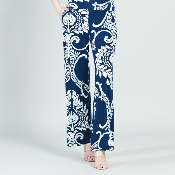 Wide Leg Pocket Pant - Paisley Leaf - Limited Sizes - L, XL, 1X