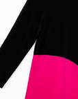 Color Block Angle Flow Tunic - Hot Pink - Final Sale!